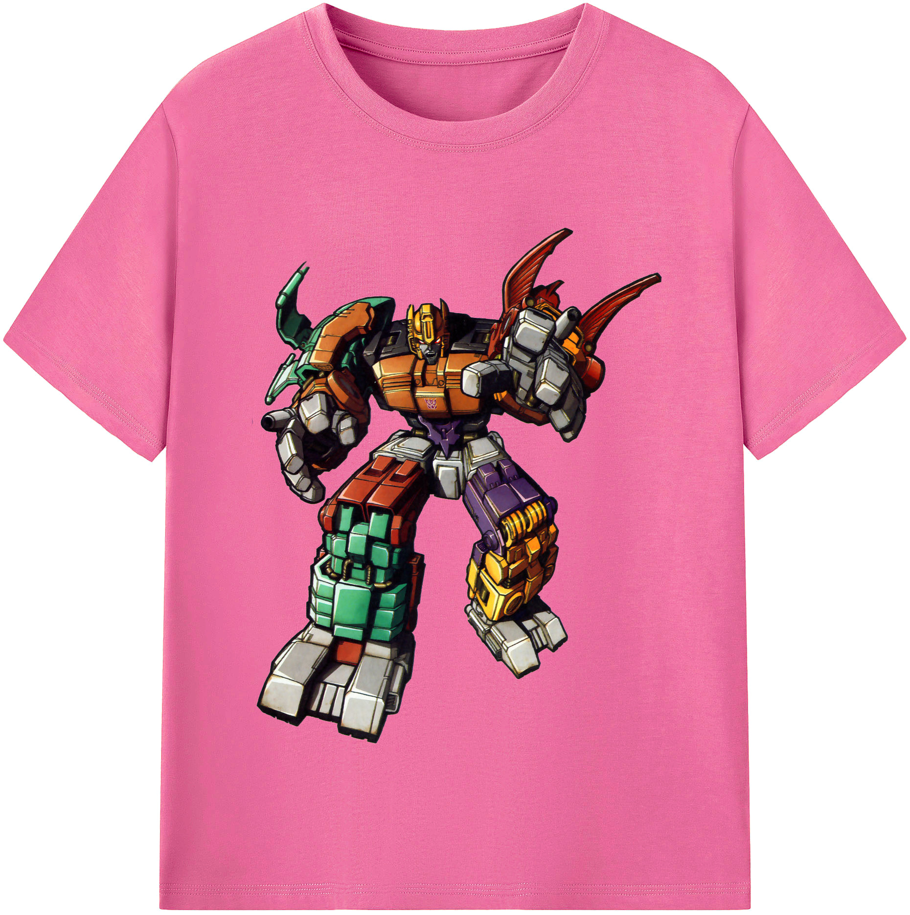 （画像用）  レディースカジュアルプリントTシャツ（綿100％）